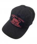 Hysteric Glamourヒステリックグラマー）の古着「ウールロゴキャップ」｜ブラック