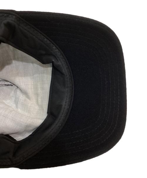 Hysteric Glamour（ヒステリックグラマー）Hysteric Glamour (ヒステリックグラマー) ウールロゴキャップ ブラック サイズ:SIZE FREEの古着・服飾アイテム