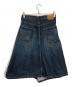 JUNYA WATANABE COMME des GARCONS ((ジュンヤワタナベ コムデギャルソン) 再構築変形デニムスカート インディゴ サイズ:SIZE M：12000円