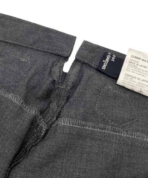 tricot COMME des GARCONS（トリココムデギャルソン）tricot COMME des GARCONS (トリココムデギャルソン) ウールシンチバックサルエルパンツ グレー サイズ:Mの古着・服飾アイテム