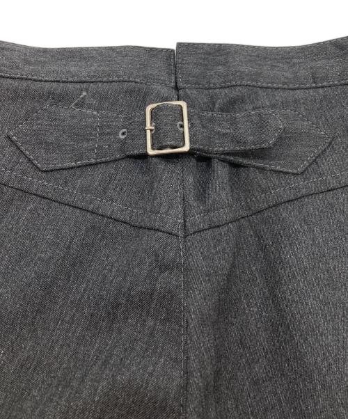tricot COMME des GARCONS（トリココムデギャルソン）tricot COMME des GARCONS (トリココムデギャルソン) ウールシンチバックサルエルパンツ グレー サイズ:Mの古着・服飾アイテム