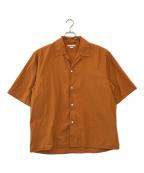 BLURHMSブラームス）の古着「Chambray Open-collar Shirt」｜ブラウン