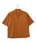 BLURHMS（ブラームス）の古着「Chambray Open-collar Shirt」｜ブラウン