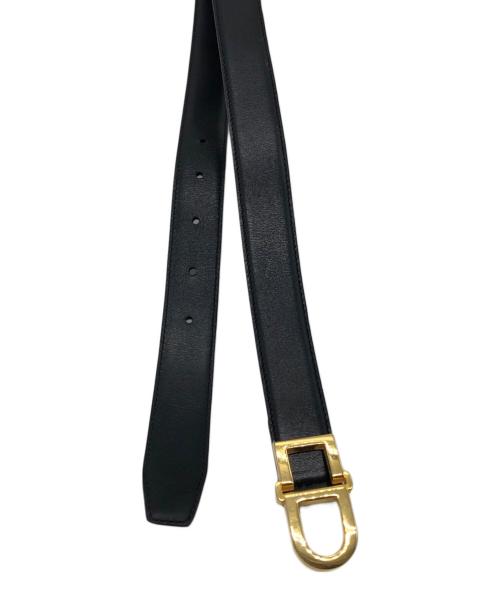 Christian Dior（クリスチャン ディオール）Christian Dior (クリスチャン ディオール) カーフレザーベルト ブラック サイズ:65/26の古着・服飾アイテム