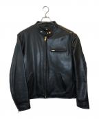 MORGANモーガン）の古着「MOTORCYCLE JACKET」｜ブラック
