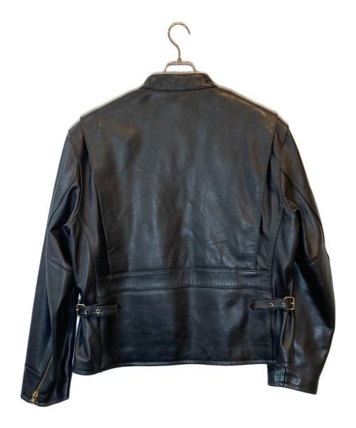MORGAN（モーガン）MORGAN (モーガン) MOTORCYCLE JACKET ブラック サイズ:46の古着・服飾アイテム