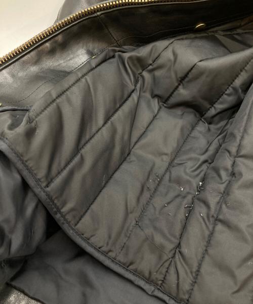 MORGAN（モーガン）MORGAN (モーガン) MOTORCYCLE JACKET ブラック サイズ:46の古着・服飾アイテム
