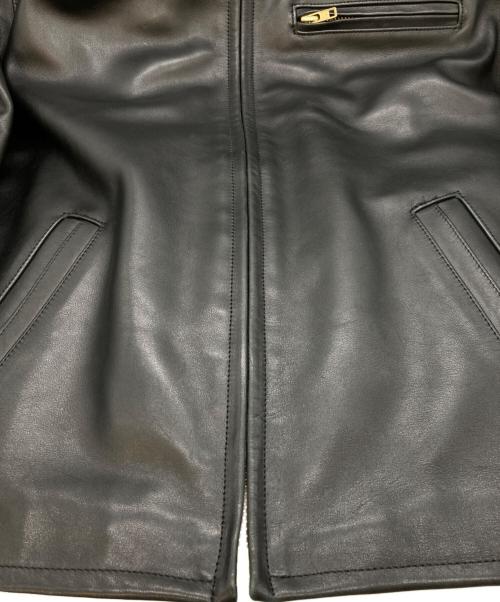 MORGAN（モーガン）MORGAN (モーガン) MOTORCYCLE JACKET ブラック サイズ:46の古着・服飾アイテム