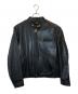 MORGAN（モーガン）の古着「MOTORCYCLE JACKET」｜ブラック