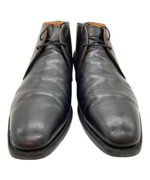 SCOTCH GRAIN（スコッチグレイン）SCOTCH GRAIN (スコッチグレイン) チャッカーブーツ ブラック サイズ:SIZE US 7.5の古着・服飾アイテム