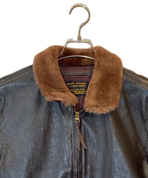 MORGAN（モーガン）MORGAN (モーガン) G-1/フライトジャケット ブラウン サイズ:40の古着・服飾アイテム