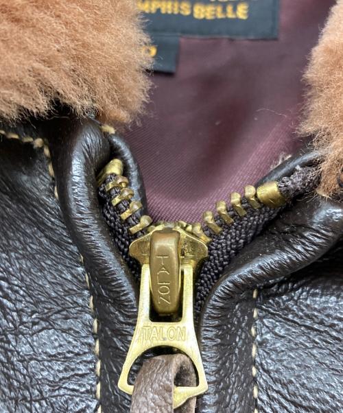 MORGAN（モーガン）MORGAN (モーガン) G-1/フライトジャケット ブラウン サイズ:40の古着・服飾アイテム