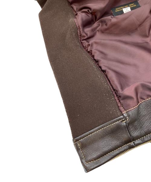 MORGAN（モーガン）MORGAN (モーガン) G-1/フライトジャケット ブラウン サイズ:40の古着・服飾アイテム