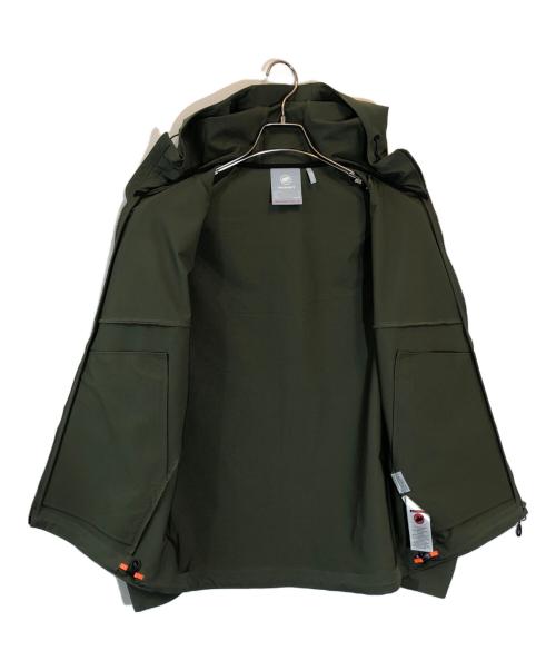 MAMMUT（マムート）MAMMUT (マムート) マクン 2.0 ソフトシェル フーデッド ジャケット カーキ サイズ:SIZE M 未使用品の古着・服飾アイテム