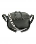 MM6 Maison Margielaエムエムシックスメゾンマルジェラ）の古着「レザーチェーンショルダーバッグ」｜カーキ