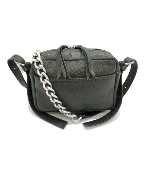 MM6 Maison Margiela（エムエムシックスメゾンマルジェラ）MM6 Maison Margiela (エムエムシックスメゾンマルジェラ) レザーチェーンショルダーバッグ カーキ サイズ:下記参照の古着・服飾アイテム