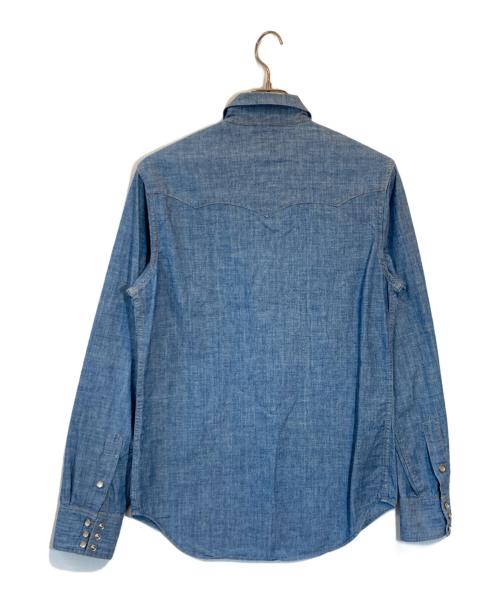 RRL（ダブルアールエル）RRL (ダブルアールエル) ウエスタンシャツ インディゴ サイズ:SIZE Sの古着・服飾アイテム
