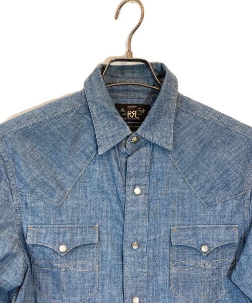 RRL（ダブルアールエル）RRL (ダブルアールエル) ウエスタンシャツ インディゴ サイズ:SIZE Sの古着・服飾アイテム