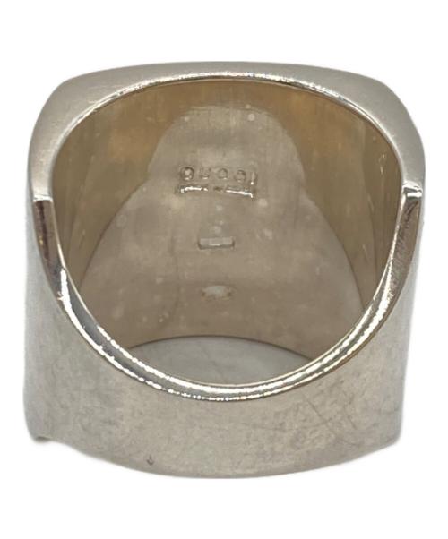 GUCCI（グッチ）GUCCI (グッチ) シグネットリング シルバー サイズ:12号の古着・服飾アイテム