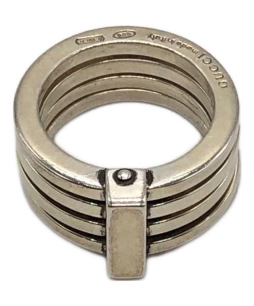 GUCCI（グッチ）GUCCI (グッチ) 4連リング シルバー サイズ:下記参照の古着・服飾アイテム