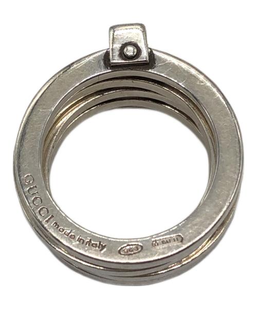 GUCCI（グッチ）GUCCI (グッチ) 4連リング シルバー サイズ:下記参照の古着・服飾アイテム