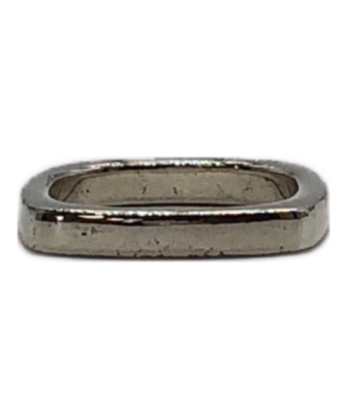 GUCCI（グッチ）GUCCI (グッチ) スクエアリング シルバー サイズ:下記参照の古着・服飾アイテム