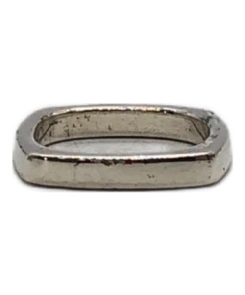 GUCCI（グッチ）GUCCI (グッチ) スクエアリング シルバー サイズ:下記参照の古着・服飾アイテム