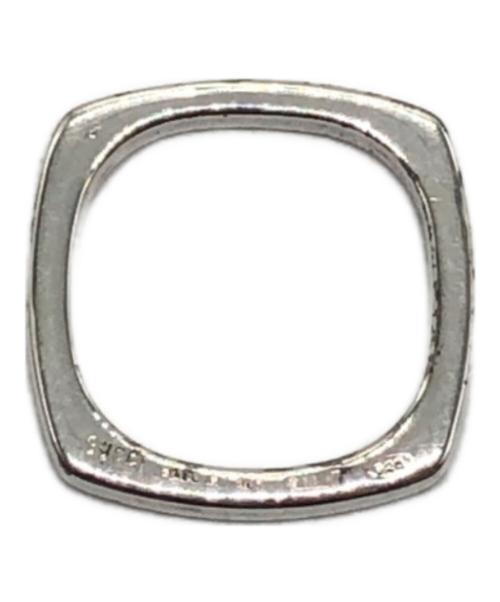 GUCCI（グッチ）GUCCI (グッチ) スクエアリング シルバー サイズ:下記参照の古着・服飾アイテム