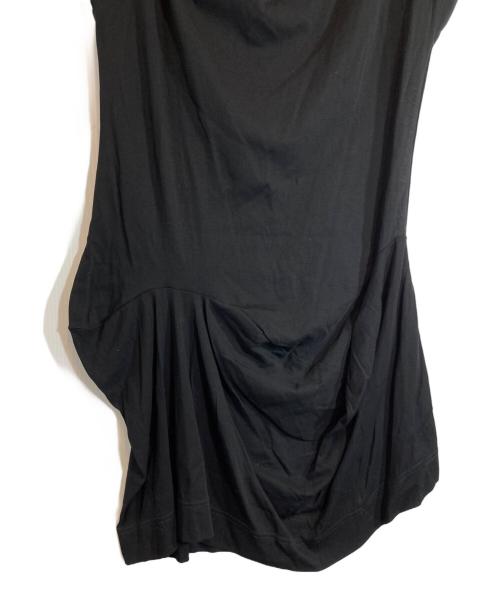 Vivienne Westwood RED LABEL（ヴィヴィアンウエストウッドレッドレーベル）Vivienne Westwood RED LABEL (ヴィヴィアンウエストウッドレッドレーベル) オーブ刺繍変形カットソー ブラック サイズ:2の古着・服飾アイテム