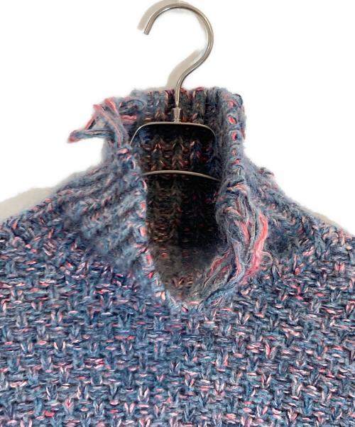 ritto（リット）Ritto (リット) ミックスニットダメージプルオーバー ネイビー サイズ:SIZE FREEの古着・服飾アイテム