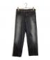 LAD MUSICIAN（ラッドミュージシャン）の古着「12oz DENIM STRAIGHT PANTS」｜ブラック
