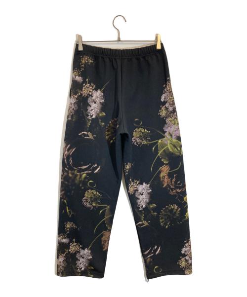 LAD MUSICIAN（ラッドミュージシャン）LAD MUSICIAN (ラッドミュージシャン) ESTER JERSEY INKJET MONE HANA TRACK PANTS ブラック サイズ:SIZE 44の古着・服飾アイテム