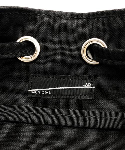 LAD MUSICIAN（ラッドミュージシャン）LAD MUSICIAN (ラッドミュージシャン) ドラえもん (ドラエモン) DRAWSTRING BAG ブラックの古着・服飾アイテム