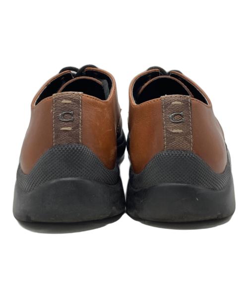 COACH（コーチ）COACH (コーチ) レザーシューズ ブラウン サイズ:US７Dの古着・服飾アイテム