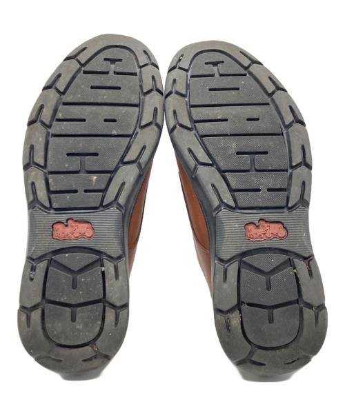 COACH（コーチ）COACH (コーチ) レザーシューズ ブラウン サイズ:US７Dの古着・服飾アイテム