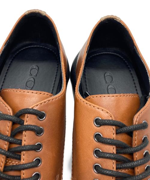 COACH（コーチ）COACH (コーチ) レザーシューズ ブラウン サイズ:US７Dの古着・服飾アイテム