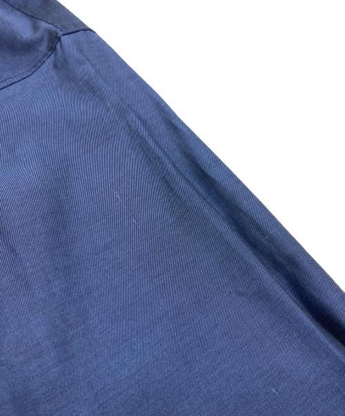 ticca（ティッカ）TICCA (ティッカ) ピンタックノーカラーシャツ ネイビー サイズ:Fの古着・服飾アイテム