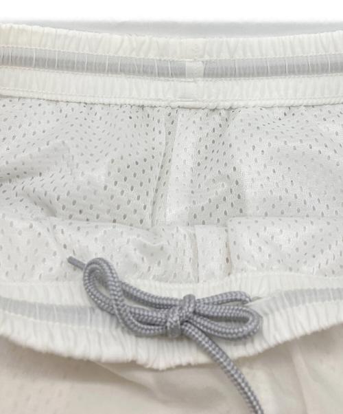 Needles（ニードルズ）Needles (ニードルズ) BEAMS (ビームス) Nylon Track Pants ホワイト×パープル サイズ:Mの古着・服飾アイテム