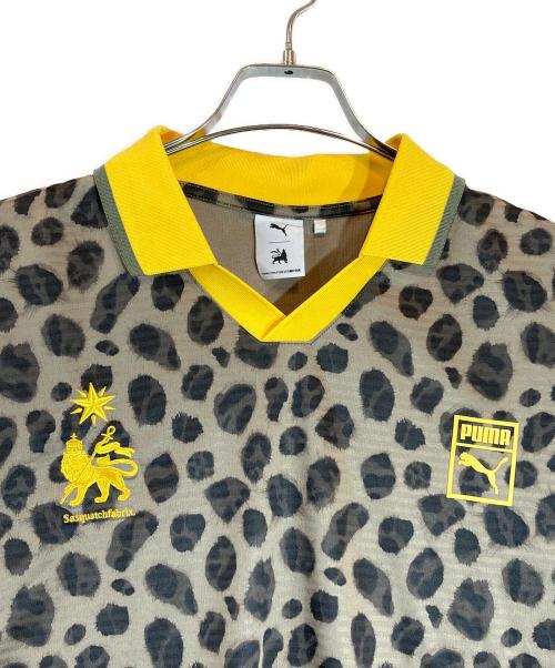 PUMA（プーマ）PUMA (プーマ) SASQUATCHfabrix (サスクワッチファブリックス) SOCCER SHIRT ブラウン サイズ:Lの古着・服飾アイテム