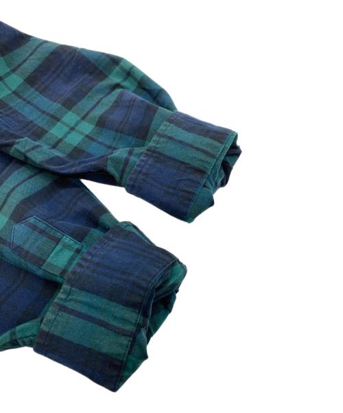 RALPH LAUREN（ラルフローレン）RALPH LAUREN (ラルフローレン) BEAMS (ビームス) Oxford Shirts LIMITED EDITION グリーン×ネイビー サイズ:Lの古着・服飾アイテム