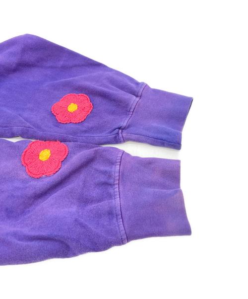 Needles（ニードルズ）Needles (ニードルズ) BEAMS JAPAN (ビームスジャパン) パピヨン 染刺繍パーカー ピンク×パープル サイズ:Lの古着・服飾アイテム