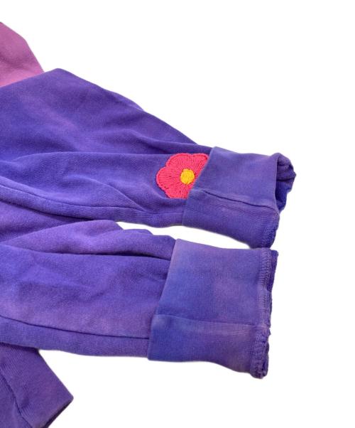 Needles（ニードルズ）Needles (ニードルズ) BEAMS JAPAN (ビームスジャパン) パピヨン 染刺繍パーカー ピンク×パープル サイズ:Lの古着・服飾アイテム