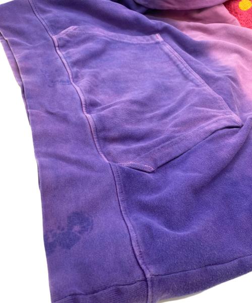 Needles（ニードルズ）Needles (ニードルズ) BEAMS JAPAN (ビームスジャパン) パピヨン 染刺繍パーカー ピンク×パープル サイズ:Lの古着・服飾アイテム