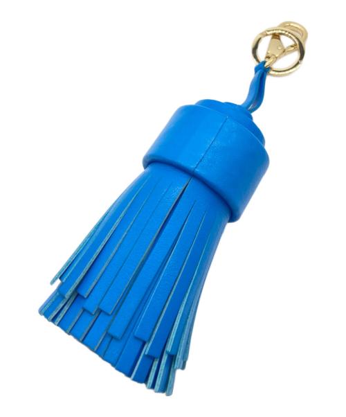 ANYA HINDMARCH（アニヤ・ハインドマーチ）ANYA HINDMARCH (アニヤ・ハインドマーチ) ゴーストタッセル チャーム キーホルダー ブルー サイズ:下記参照の古着・服飾アイテム