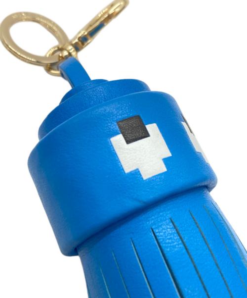 ANYA HINDMARCH（アニヤ・ハインドマーチ）ANYA HINDMARCH (アニヤ・ハインドマーチ) ゴーストタッセル チャーム キーホルダー ブルー サイズ:下記参照の古着・服飾アイテム