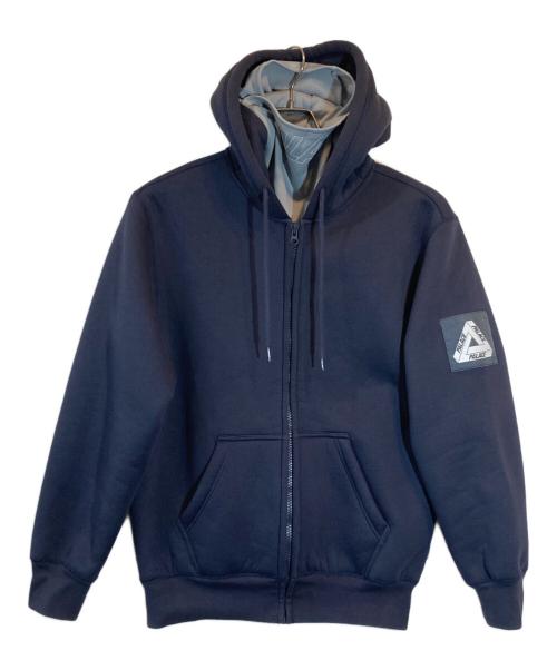 PALACE（パレス）PALACE (パレス) FACEMASK SHEARLING THERMAL HOOD ネイビー サイズ:SIZE Mの古着・服飾アイテム