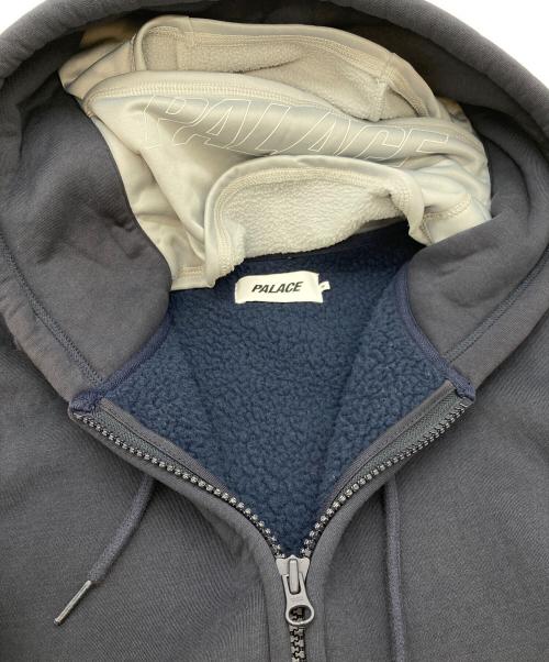 PALACE（パレス）PALACE (パレス) FACEMASK SHEARLING THERMAL HOOD ネイビー サイズ:SIZE Mの古着・服飾アイテム