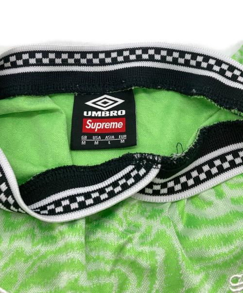 SUPREME（シュプリーム）Supreme (シュプリーム) UMBRO (アンブロ) Jacquard Soccer Jersey 黄緑 サイズ:SIZE Mの古着・服飾アイテム
