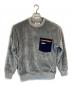 PALACE（パレス）の古着「FLEECE POCKET DROP SHOULDER CREW」｜グレー