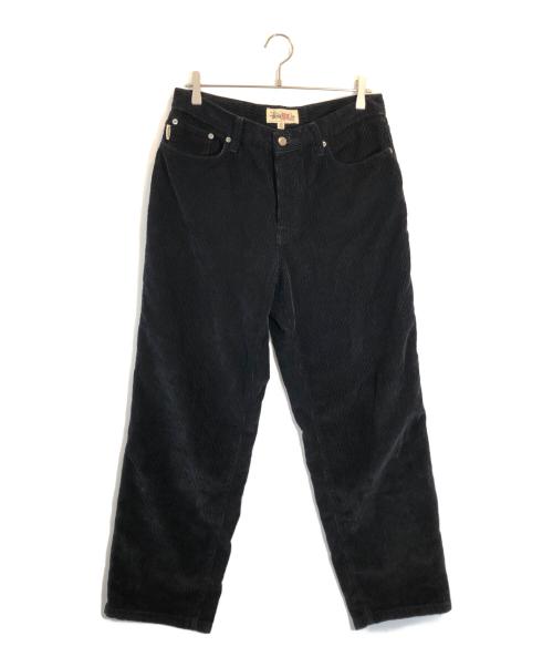 stussy（ステューシー）stussy (ステューシー) CORDUROY BIG OL' JEANS ブラック サイズ:SIZE 30の古着・服飾アイテム
